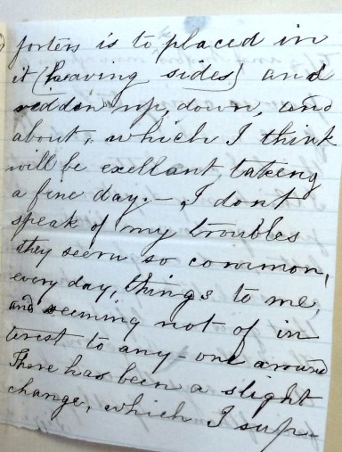 Letter from Lizzie Alcott to Bronson Alcott